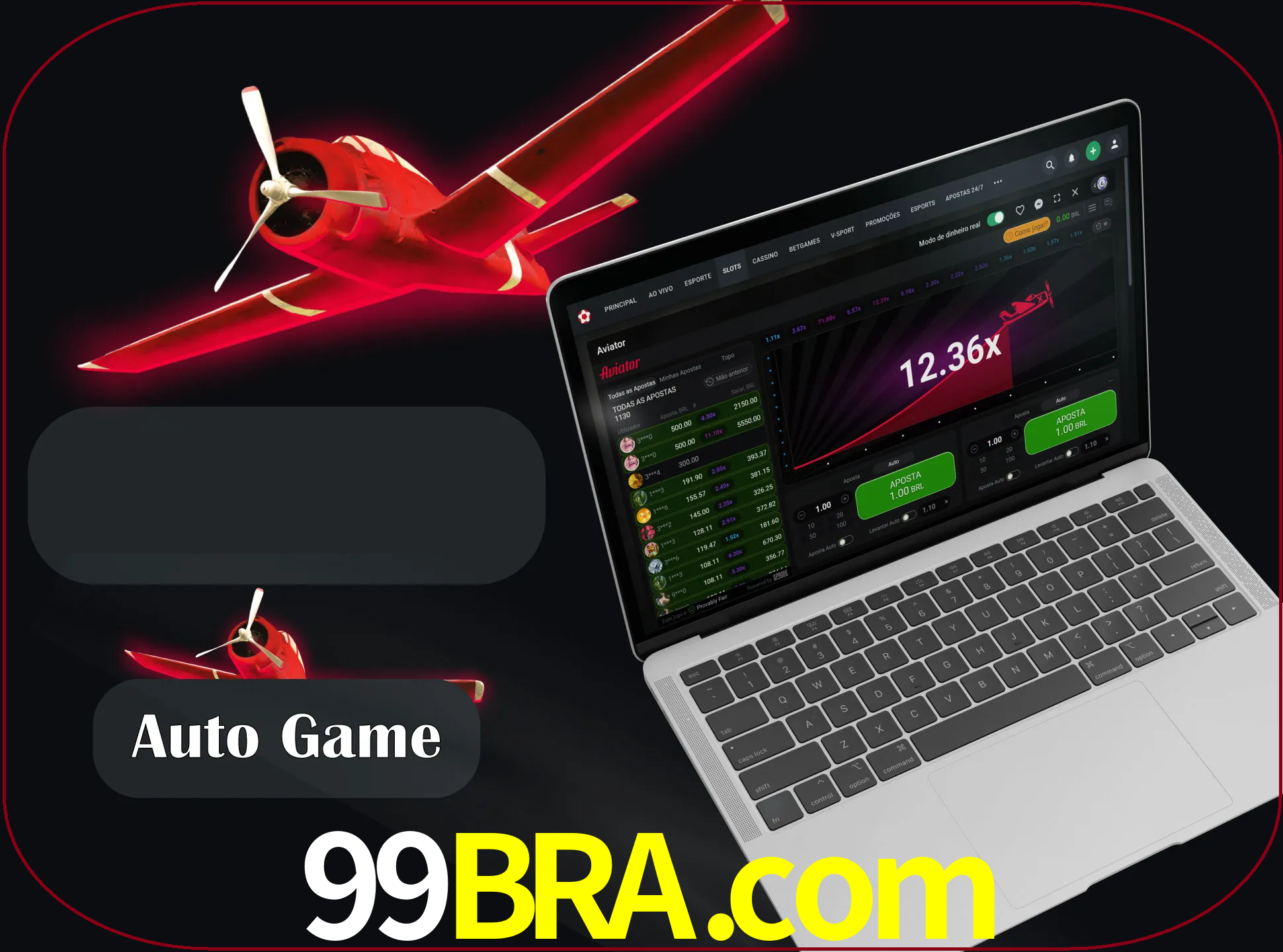 No modo automático, os jogos apostam e sacam seu dinheiro automaticamente.