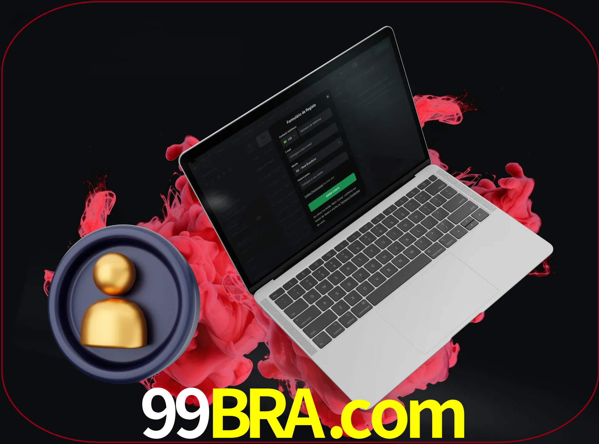 No cabeçalho do site 99bra, clique no botão que o levará a um formulário especial onde terá de introduzir as suas informações actuais.